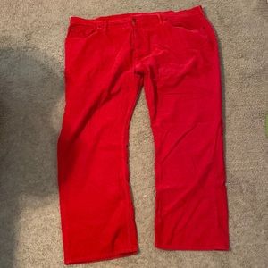 Ralph Lauren 50B/32 Red Corduroys